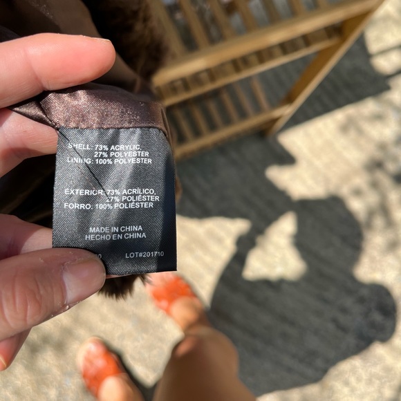 WEATHERPROOF chocolate brown warm womans small vest - Picture 4 of 6